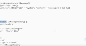 ChatGPT-Integration in PowerShell (Skripting-Demo)
