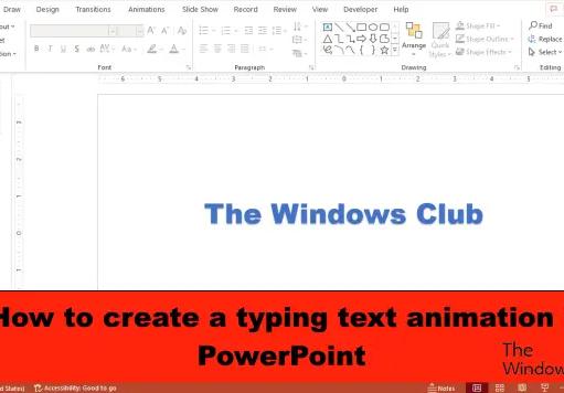 How To Create A Typing Text Animation In Powerpoint