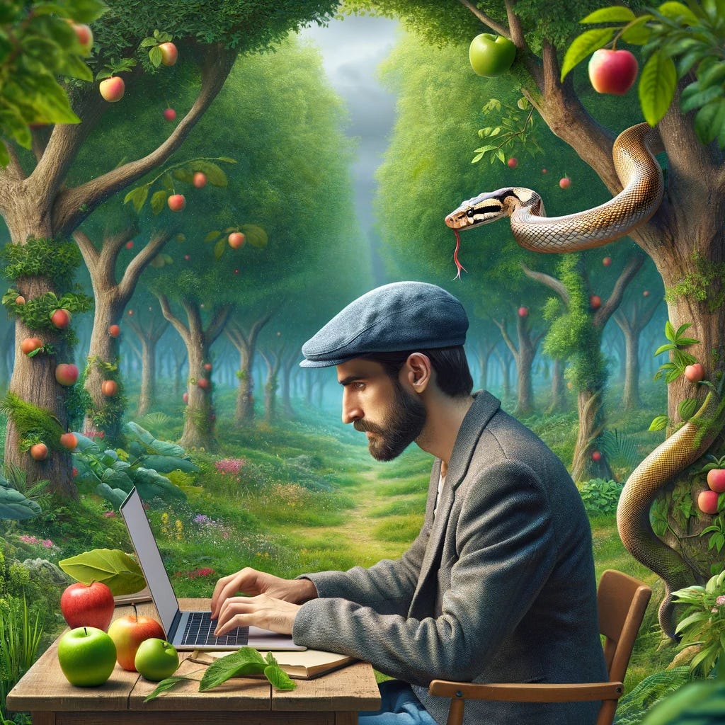 ChatGPT4 Der Teufel Im Detail, Die Schlange Im Garten Der Kreativität