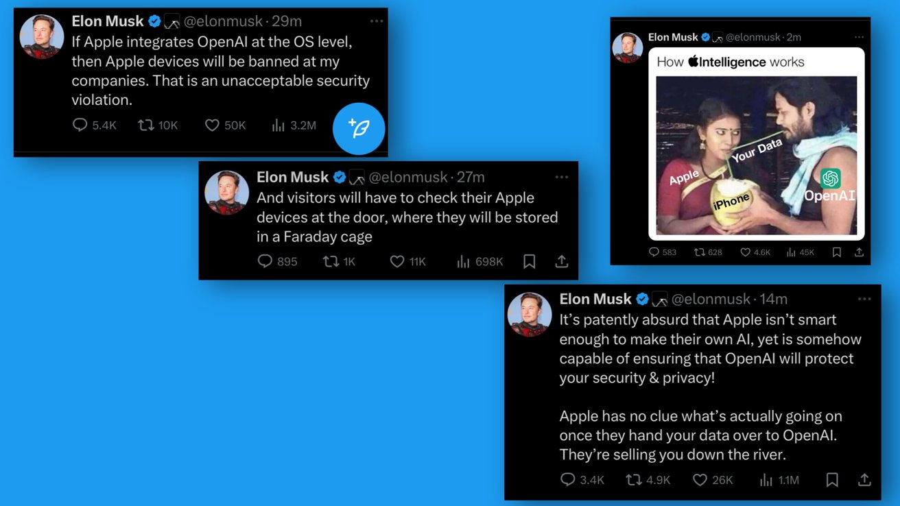 Elon Musk Hat Grundlegende Missverständnisse über Apples Zusammenarbeit